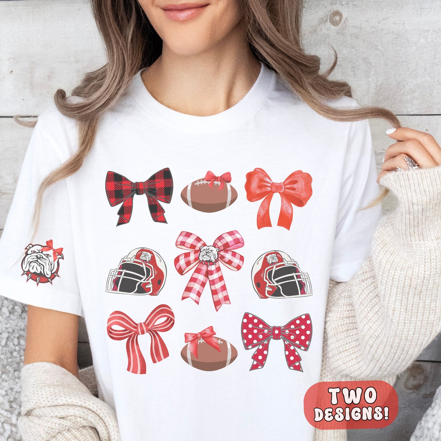 UGA, Georgia, Coquette, Bow, Game Day, PNG