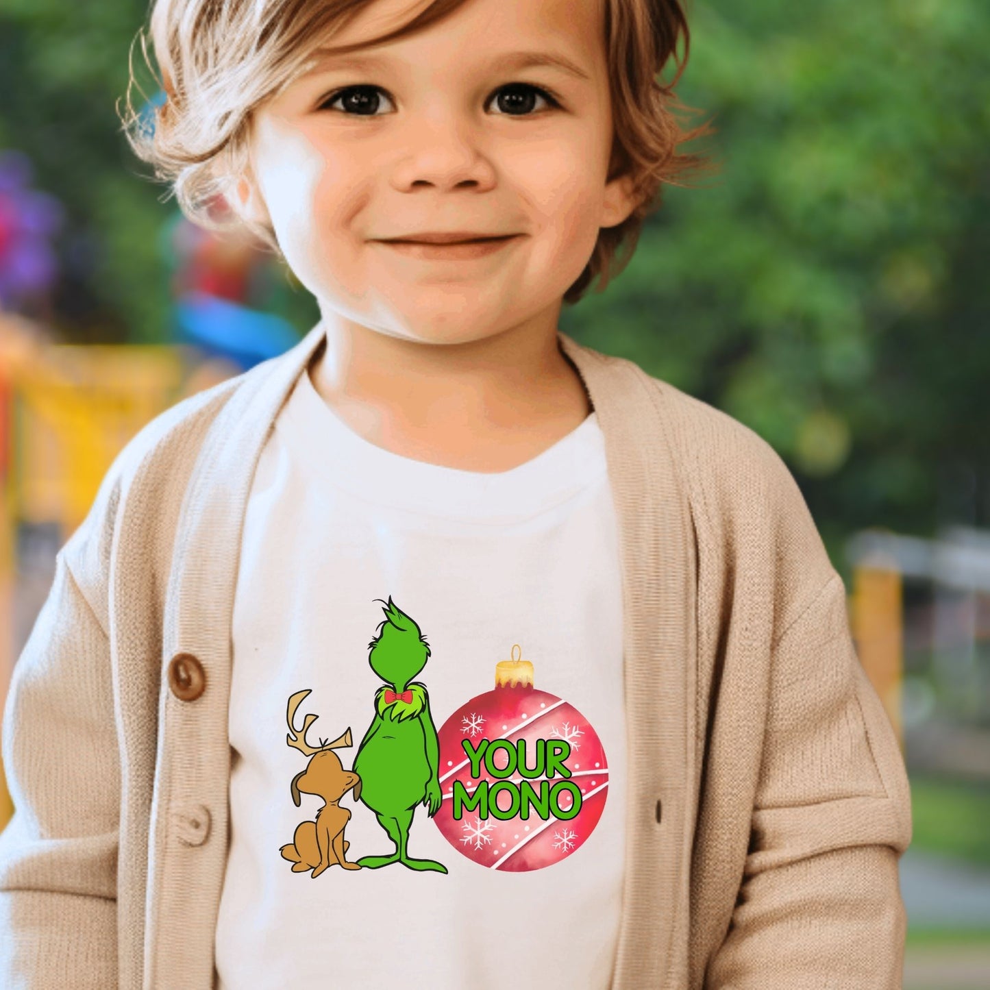 Grinch monogram girl, grinch monogram boy, red, pink, png, 3 files