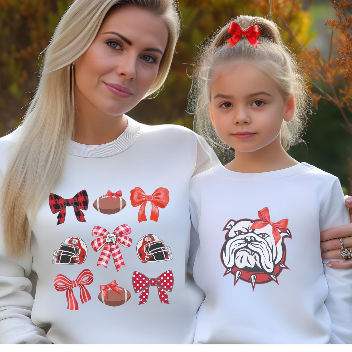 UGA, Georgia, Coquette, Bow, Game Day, PNG