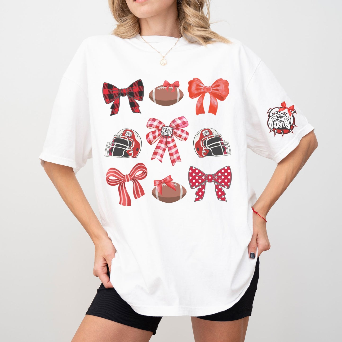 UGA, Georgia, Coquette, Bow, Game Day, PNG